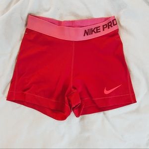 Nike pro compression shorts